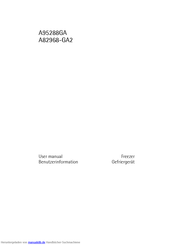 Aeg Electrolux A82968-GA2 Benutzerinformation