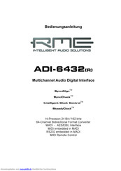 RME ADI-6432 Bedienungsanleitung