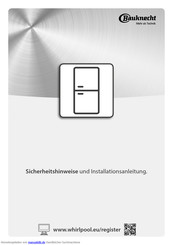 Bauknecht BSNF 8993 IX Installations Anleitung