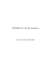 Garmin GPSMAP 62S Handbuch