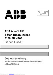 ABB i-bus EIB Betriebsanleitung