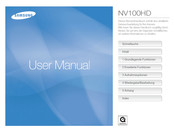 Samsung NV100HD Benutzerhandbuch
