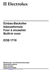 Electrolux EOB 1710 Bedienungsanweisung