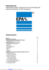 EPA PROFIBUS-DP Handbuch