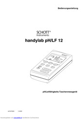 SCHOTT handylab pH/LF 12 Bedienungsanleitung