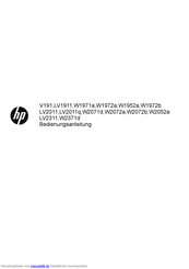 HP LV2011q Bedienungsanleitung