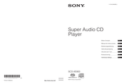 Sony SCD-XE800 Bedienungsanleitung