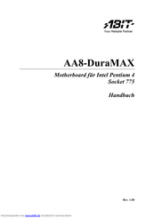 Abit AA8-DuraMAX Handbuch