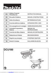 Makita DCU180 Betriebsanleitung