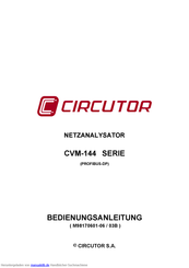 Circutor CVM-144 Bedienungsanleitung