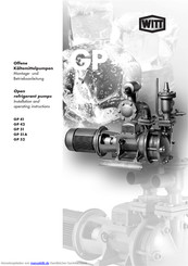 Witt GP 41 Montage- Und Betriebsanleitung