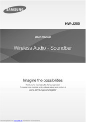 Samsung HW-J250 Bedienungsanleitung