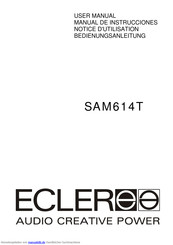 Ecler SAM614T Bedienungsanleitung