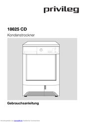 privileg 18625 CD Gebrauchsanleitung