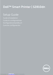 Dell Smart Printer S2810dn Konfigurationshandbuch