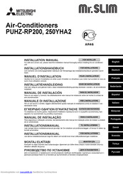 Mitsubishi Electric Mr. Slim PUHZ-RP200YHA2 Installationshandbuch