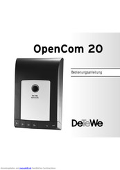 DETEWE OpenCom 20 Bedienungsanleitung
