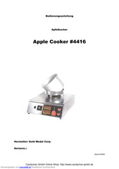Candyman Apple Cooker #4416 Bedienungsanleitung