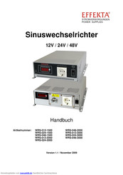Effekta WRS-024-2000 Handbuch