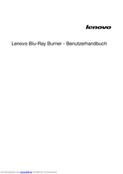 Lenovo Blu-Ray Burner Benutzerhandbuch