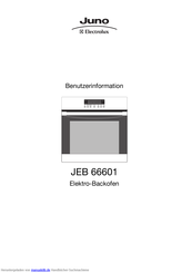 Juno JEB 66601 Benutzerinformation