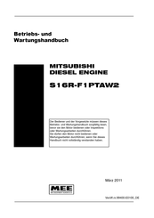 Mitsubishi S16R-F1PTAW2 Betriebs- Und Wartungsanleitung