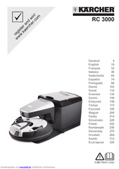 Kärcher Robo Cleaner RC 3000 Betriebsanleitung