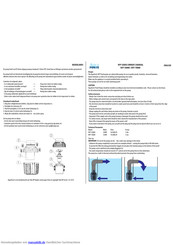 Aquaforte HFP-50000 Gebrauchsanweisung