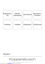 Küppersbusch IKE2380-2 Bedienungsanleitung