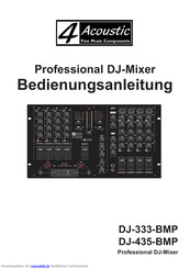 4-Acoustic DJ-333-BMP Bedienungsanleitung
