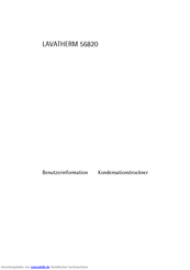Aeg Electrolux LAVATHERM 56820 Benutzerinformation