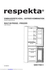 Respekta GKE178A series Bedienungsanleitung