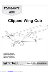 Horizon Hobby Clipped Wing Cub Bedienungsanleitung