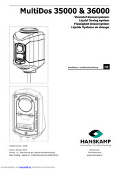 Hanskamp MultiDos 36000 Installation Und Betriebsanleitung