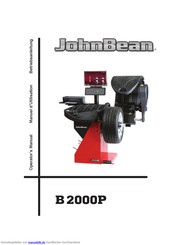 John Bean B 2000P Betriebsanleitung
