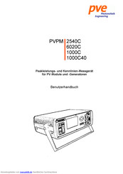 PVE PVPM 6020C Benutzerhandbuch