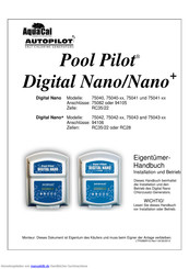 Autopilot Pool Pilot Digital Nano+ 75043 serie Eigentümer-Handbuch