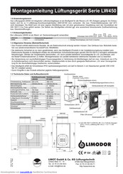 Limodor LW450 serie Montageanleitung