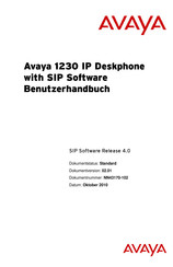Avaya 1230 Benutzerhandbuch