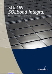 Solon SOLbond Integra Montage-Und Installationsanleitung