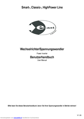 e-ast SL 150-A-12 Benutzerhandbuch
