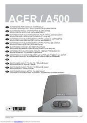 Life ACER/A500 Anleitungen Und Hinweise Für Installation, Gebrauch Und Wartung