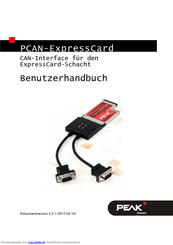 Peak PCAN-ExpressCard Benutzerhandbuch