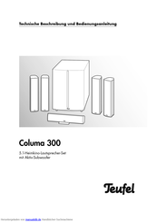 Teufel Columa 300 Bedienungsanleitung