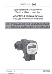 Gemu 3021 Montageanleitung