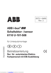 ABB 6110 U-101-508 Betriebsanleitung