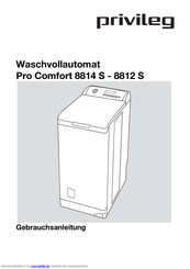 privileg Pro Comfort 8812S Gebrauchsanleitung