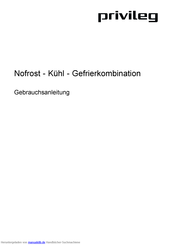 Privileg 672.694 7/40033 Gebrauchsanleitung