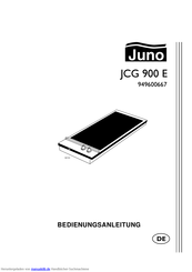 JUNO JCG 900 E Bedienungsanleitung