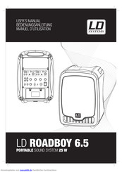 LD-Systems LD ROADBOY 6.5 Bedienungsanleitung